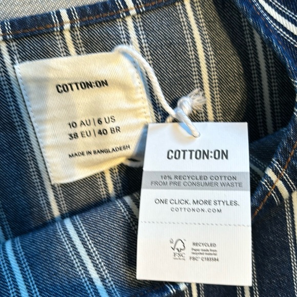 Cotton On denim dress - NWT - Picture 4 of 7
